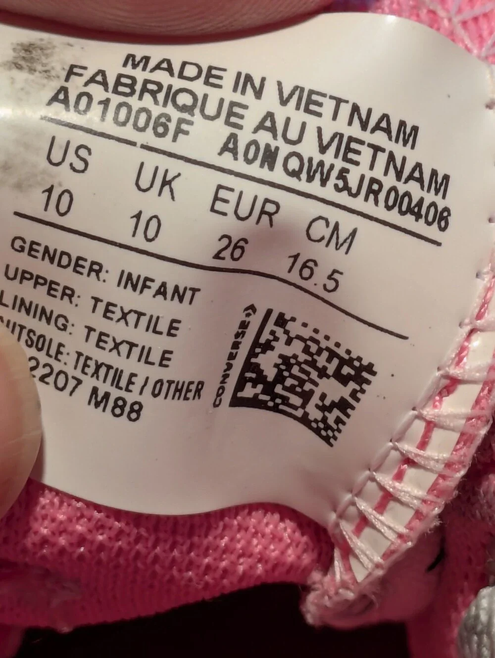 Converse Toddler High Tops Pink With Unicorns Velcro Close Size 10